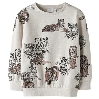 NAME IT Nmmthorne Ls Nreg Sweat Bru Box, Peyote melange, 104 NAME IT Nmmthorne Ls Nreg Sweat Bru Box, Peyote melange, 104