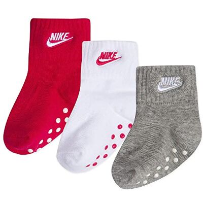 NIKE Core Futura Gripper Strumpor för barn, Rush Pink, 3/4.5 År NIKE Core Futura Gripper Strumpor för barn, Rush Pink, 3/4.5 År
