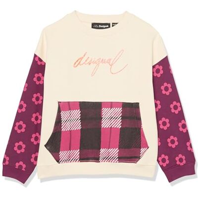 Desigual Belinda tröja för flickor, Vit, 4 år Desigual Belinda tröja för flickor, Vit, 4 år
