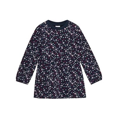 s.Oliver Junior Sweatklänning för flickor med heltäckande tryck, Blå 59a2, 116 s.Oliver Junior Sweatklänning för flickor med heltäckande tryck, Blå 59a2, 116