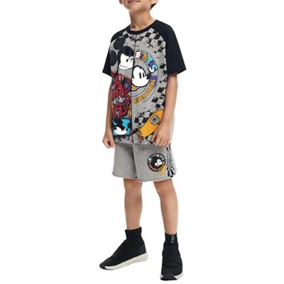 Desigual TS_Skate_mi T-shirt för pojkar, svart, 8 år Desigual TS_Skate_mi T-shirt för pojkar, svart, 8 år