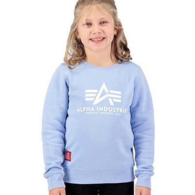 Alpha Industries Basic Sweater-tröja för barn Light Blue Alpha Industries Basic Sweater-tröja för barn Light Blue