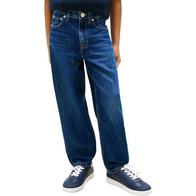Tommy Hilfiger pojkar tunna mörkblå jeans KB0KB10400 jeans, denim (mörkfärgad), 4 år Tommy Hilfiger pojkar tunna mörkblå jeans KB0KB10400 jeans, denim (mörkfärgad), 4 år
