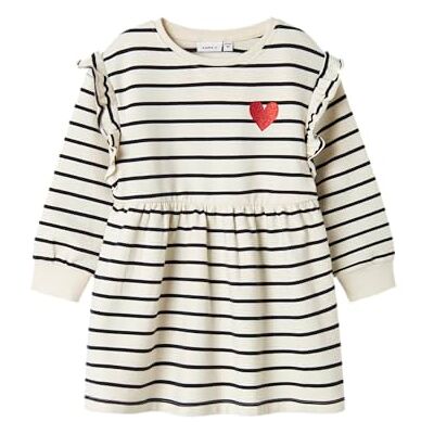 Name it mini flicka Nmftorina Nreg SWE Dress Bru Pb, Havssalt, 98 Name it mini flicka Nmftorina Nreg SWE Dress Bru Pb, Havssalt, 98