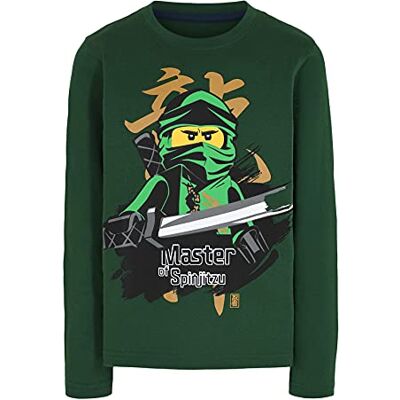 Lego Pojkar Ninjago långärmad tröja T-shirt, Mörkgrön, 92 Lego Pojkar Ninjago långärmad tröja T-shirt, Mörkgrön, 92