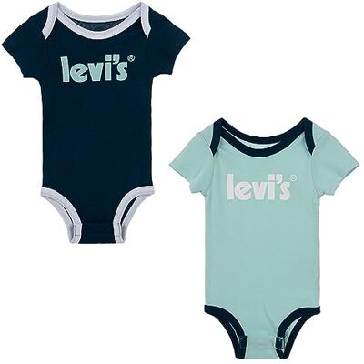 Levi's Levis, mellan 2 och pack affisch logotyp bodysuit box set baby Levi's Levis, mellan 2 och pack affisch logotyp bodysuit box set baby