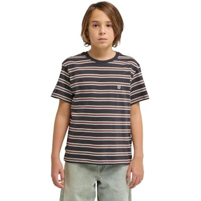 Element kortärmad stickad topp ICON broderi SS Y pojkar svart Element kortärmad stickad topp ICON broderi SS Y pojkar svart
