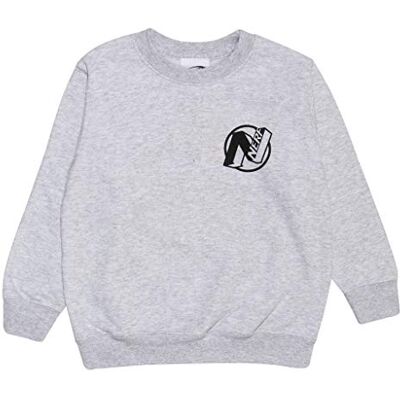 Popgear Nerf Win Like A Pro Girls Heather Grey Crew neck sweatshirt, Grå ljung, 176 Popgear Nerf Win Like A Pro Girls Heather Grey Crew neck sweatshirt, Grå ljung, 176