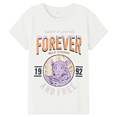 NAME IT Namn IT flicka Nkfhecille Ss Top T-shirt, Mock orange, 116 NAME IT Namn IT flicka Nkfhecille Ss Top T-shirt, Mock orange, 116