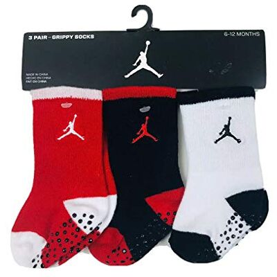 NIKE Jordan Speckle Strumpor för bebis, Black, 6/12 månader NIKE Jordan Speckle Strumpor för bebis, Black, 6/12 månader