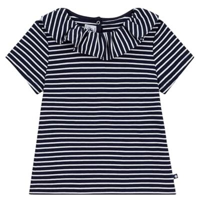 Petit Bateau Kortärmad T-shirt för barn, Rökning/Marshmallow, 3 �r Petit Bateau Kortärmad T-shirt för barn, Rökning/Marshmallow, 3 �r