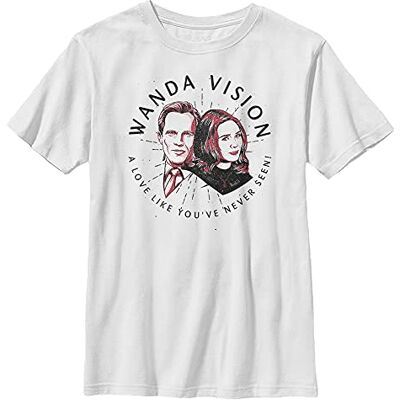 Marvel Wanda Badge Barn T-tröja, Vit, S Marvel Wanda Badge Barn T-tröja, Vit, S