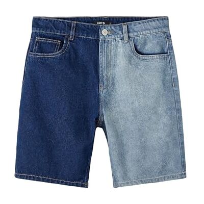 NAME IT Boy's Nlmizzablock DNM pappa shorts, medium blå denim/detalj: färgblock, 176, Medium blå denim/detalj: färgblock, 176 cm NAME IT Boy's Nlmizzablock DNM pappa shorts, medium blå denim/detalj: färgblock, 176, Medium blå denim/detalj: färgblock, 176 cm