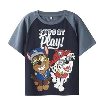 NAME IT pojkar Nmmmulin Pawpatrol Nreg Ss Top Cplg, Blå Mirage, 98 NAME IT pojkar Nmmmulin Pawpatrol Nreg Ss Top Cplg, Blå Mirage, 98
