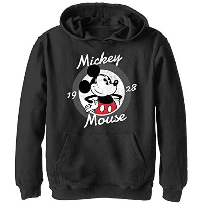 Disney Unisex barn huvtröja, svart, M Disney Unisex barn huvtröja, svart, M