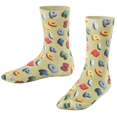 FALKE unisex barnstrumpor Colourful Alphabet Print K så bomull mönstrad 1 par, grön Ferngreen 7084, 31–34, Grön Ferngreen 7084, 31-34 FALKE unisex barnstrumpor Colourful Alphabet Print K så bomull mönstrad 1 par, grön Ferngreen 7084, 31–34, Grön Ferngreen 7084, 31-34