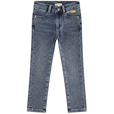 Steiff Unisex barn mini basic jeans, Colony Blue, 104 Steiff Unisex barn mini basic jeans, Colony Blue, 104