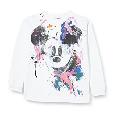 Desigual Tröja för flickor, Vit, 6 År Desigual Tröja för flickor, Vit, 6 År