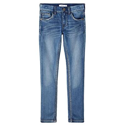 NAME IT Namn IT Boy X-Slim Fit jeans, Denimblå, 140 cm NAME IT Namn IT Boy X-Slim Fit jeans, Denimblå, 140 cm