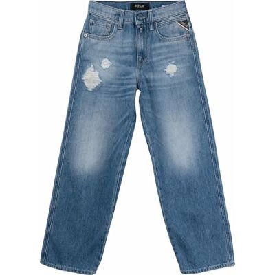Replay pojkar säckig jeans Vertygho, 009 medium blå, 10 År Replay pojkar säckig jeans Vertygho, 009 medium blå, 10 År