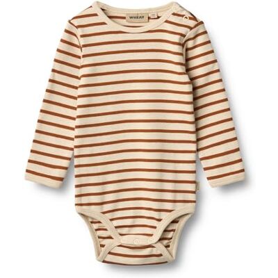 Wheat Unisex body sparkbyxor långärmad Berti GOTS certifierad Wheat Unisex body sparkbyxor långärmad Berti GOTS certifierad