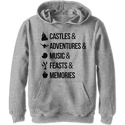 Disney Kids Princesses Just Things Youth tröja huvtröja, atletisk Heather, liten, Atletisk ljung, S Disney Kids Princesses Just Things Youth tröja huvtröja, atletisk Heather, liten, Atletisk ljung, S