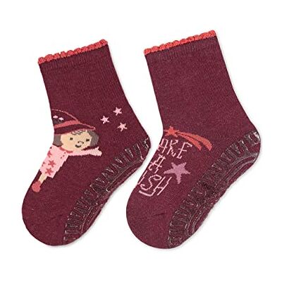 Sterntaler Baby flicka kakel strumpor baby glitter dubbelpack häxa, Mörkröd, 20 EU Sterntaler Baby flicka kakel strumpor baby glitter dubbelpack häxa, Mörkröd, 20 EU
