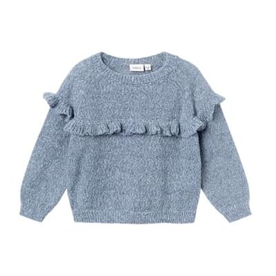 NAME IT Namn IT flicka Nmfosminna Ls stickad stickad tröja, Vild vind, 98 NAME IT Namn IT flicka Nmfosminna Ls stickad stickad tröja, Vild vind, 98