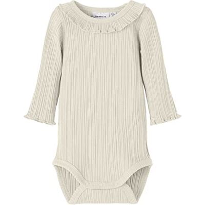 NAME IT Nbfolia LS body baby pyjamas, Peyote Melange, 2 meses NAME IT Nbfolia LS body baby pyjamas, Peyote Melange, 2 meses