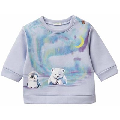 United baby-pojkar Maglia G/C M/L 39m2a106q huvtröja, blå, 80 United baby-pojkar Maglia G/C M/L 39m2a106q huvtröja, blå, 80