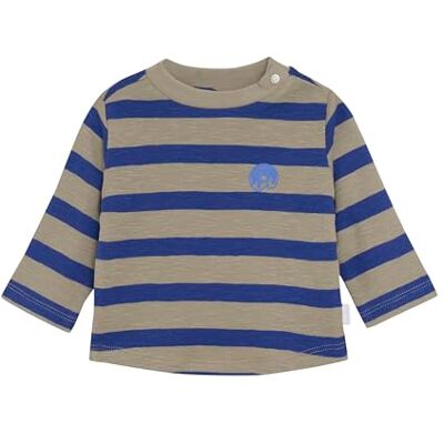 Noppies Baby Boys Tee Safa Långärmad, Randigt mönster lysande blå – N419, 50 cm Noppies Baby Boys Tee Safa Långärmad, Randigt mönster lysande blå – N419, 50 cm
