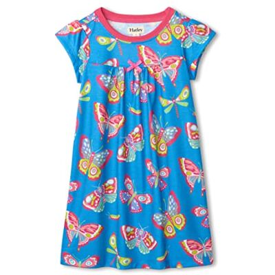 Hatley Flickors kortärmad nattlinne nattlinne, botaniska fjärilar, 3 år Hatley Flickors kortärmad nattlinne nattlinne, botaniska fjärilar, 3 år