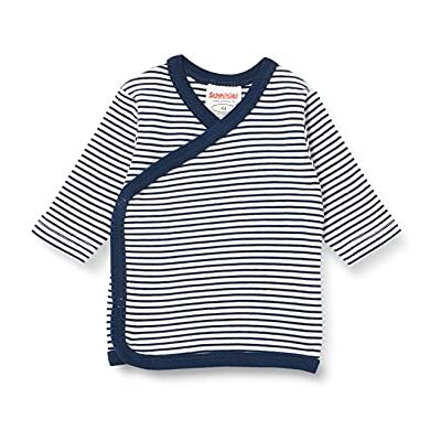 Playshoes Unisex barn vingskjorta långärmad randig babytopp, marinblå, 44 Playshoes Unisex barn vingskjorta långärmad randig babytopp, marinblå, 44