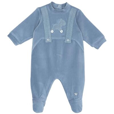Chicco Sovkläder för pojkar och småbarn, Medelblå, 9 mesi Chicco Sovkläder för pojkar och småbarn, Medelblå, 9 mesi