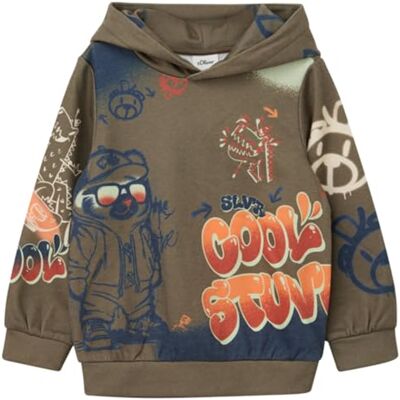 s.Oliver Junior sweatshirt med huva, 89d1, 128-134 s.Oliver Junior sweatshirt med huva, 89d1, 128-134