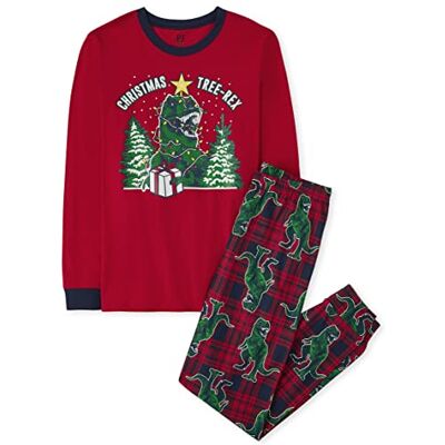 The Children's Place Baby-flicka pyjamas-set, tree-rex, XL The Children's Place Baby-flicka pyjamas-set, tree-rex, XL