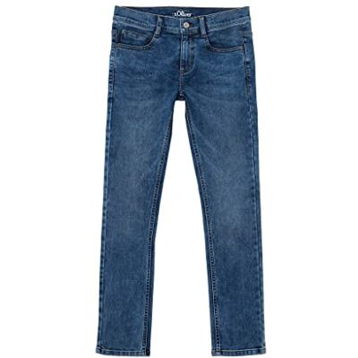 s.Oliver Junior pojkslang, jeansbyxor, Seattle Slim fit, blå, 134, BLÅ, 134 cm s.Oliver Junior pojkslang, jeansbyxor, Seattle Slim fit, blå, 134, BLÅ, 134 cm