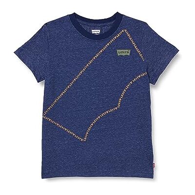 Levi's pojkar Lvb Word Up Batwing Tee 8ej278 T-shirt, Ocean Cavern, 3 år Levi's pojkar Lvb Word Up Batwing Tee 8ej278 T-shirt, Ocean Cavern, 3 år