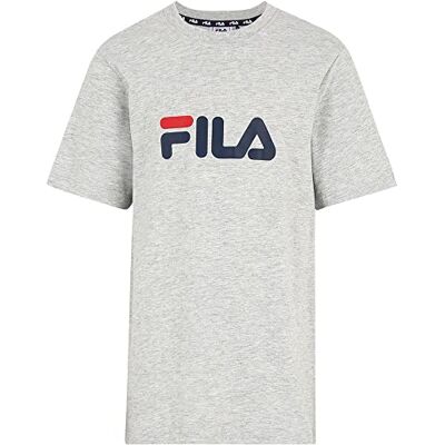 FILA Unisex barn Solberg Classic Logo T-shirt, Ljusgrå melange, 146/152 cm FILA Unisex barn Solberg Classic Logo T-shirt, Ljusgrå melange, 146/152 cm