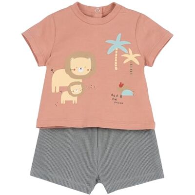 Chicco T-shirt och shorts, Medium grön, 3 månader Chicco T-shirt och shorts, Medium grön, 3 månader