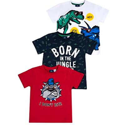Chicco , set kortärmad t-shirt av bomull, pojkar, blå, 24 månader Chicco , set kortärmad t-shirt av bomull, pojkar, blå, 24 månader