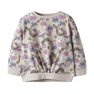 NAME IT Namn IT Nmfdarma Peppa Nreg Sweat Bru Cplg, Peyote melange, 104 NAME IT Namn IT Nmfdarma Peppa Nreg Sweat Bru Cplg, Peyote melange, 104