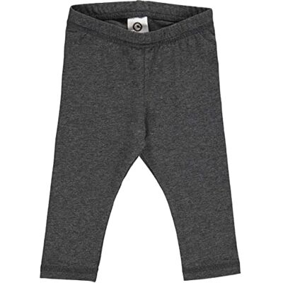 müsli av Green Cotton flicka Cozy Me Baby leggings, Järngrå Melange, 62 cm müsli av Green Cotton flicka Cozy Me Baby leggings, Järngrå Melange, 62 cm