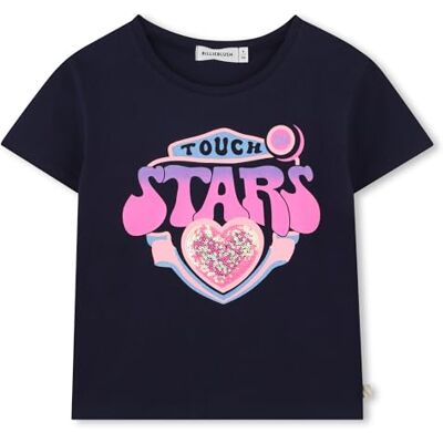 Billieblush U21399 t-shirt för flickor, Indigoblå, 6 år Billieblush U21399 t-shirt för flickor, Indigoblå, 6 år