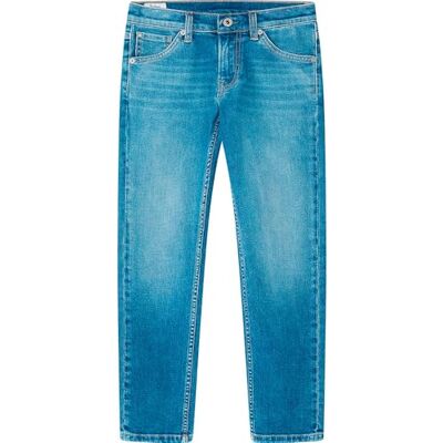 Pepe Jeans pojkar Slim Jeans Jr, Blå (denim Mp0), 8 år Pepe Jeans pojkar Slim Jeans Jr, Blå (denim Mp0), 8 år