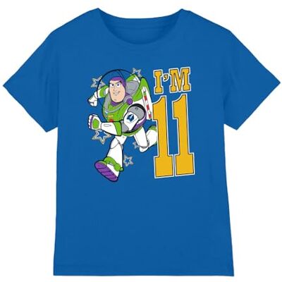 Toy Story Birthday Buzz I'm 11 unisex barn t-shirt, kunglig, 9-10 år, Kunglig, 9-10 År Toy Story Birthday Buzz I'm 11 unisex barn t-shirt, kunglig, 9-10 år, Kunglig, 9-10 År