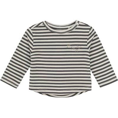 Noppies Baby Boys Tee Superior Långärmad randig, Randigt mönster mörkgrå – N438, 50 cm Noppies Baby Boys Tee Superior Långärmad randig, Randigt mönster mörkgrå – N438, 50 cm
