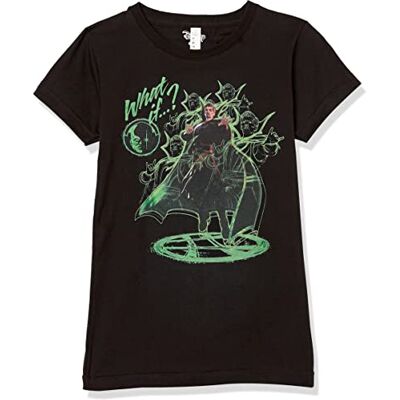 Marvel Little, Big Strange Green Girls kortärmad t-shirt, svart, small, svart, S Marvel Little, Big Strange Green Girls kortärmad t-shirt, svart, small, svart, S