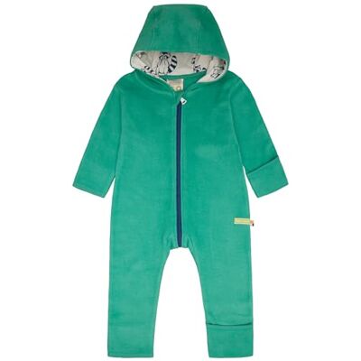 loud + proud unisex baby bomullsfleece, Gots certifierad fleeceoverall, Växt, 86-92 loud + proud unisex baby bomullsfleece, Gots certifierad fleeceoverall, Växt, 86-92