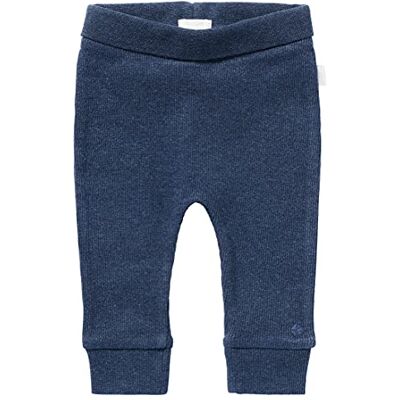 Noppies Unisex baby U byxor komfort ribb Naura byxor, Marinblå melange – P758, 68 Noppies Unisex baby U byxor komfort ribb Naura byxor, Marinblå melange – P758, 68